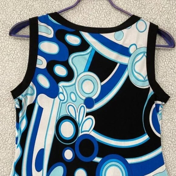 Ripe Maternity Tank Top Womens Size Large Paisley Purple Black Front Pockets - Picture 9 of 10